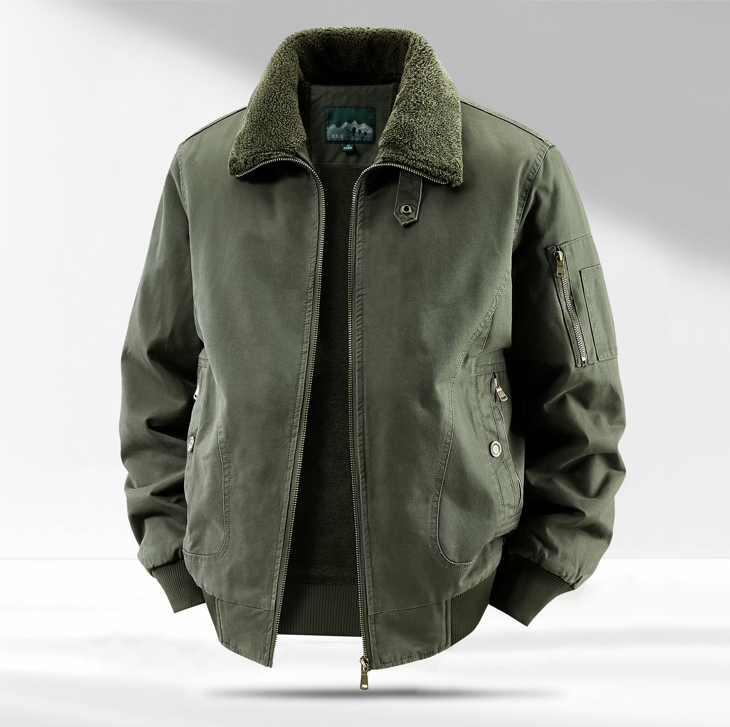 Jeep Fleece-lined cotton jacket 02