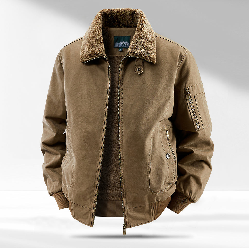 Jeep Fleece-lined cotton jacket 02