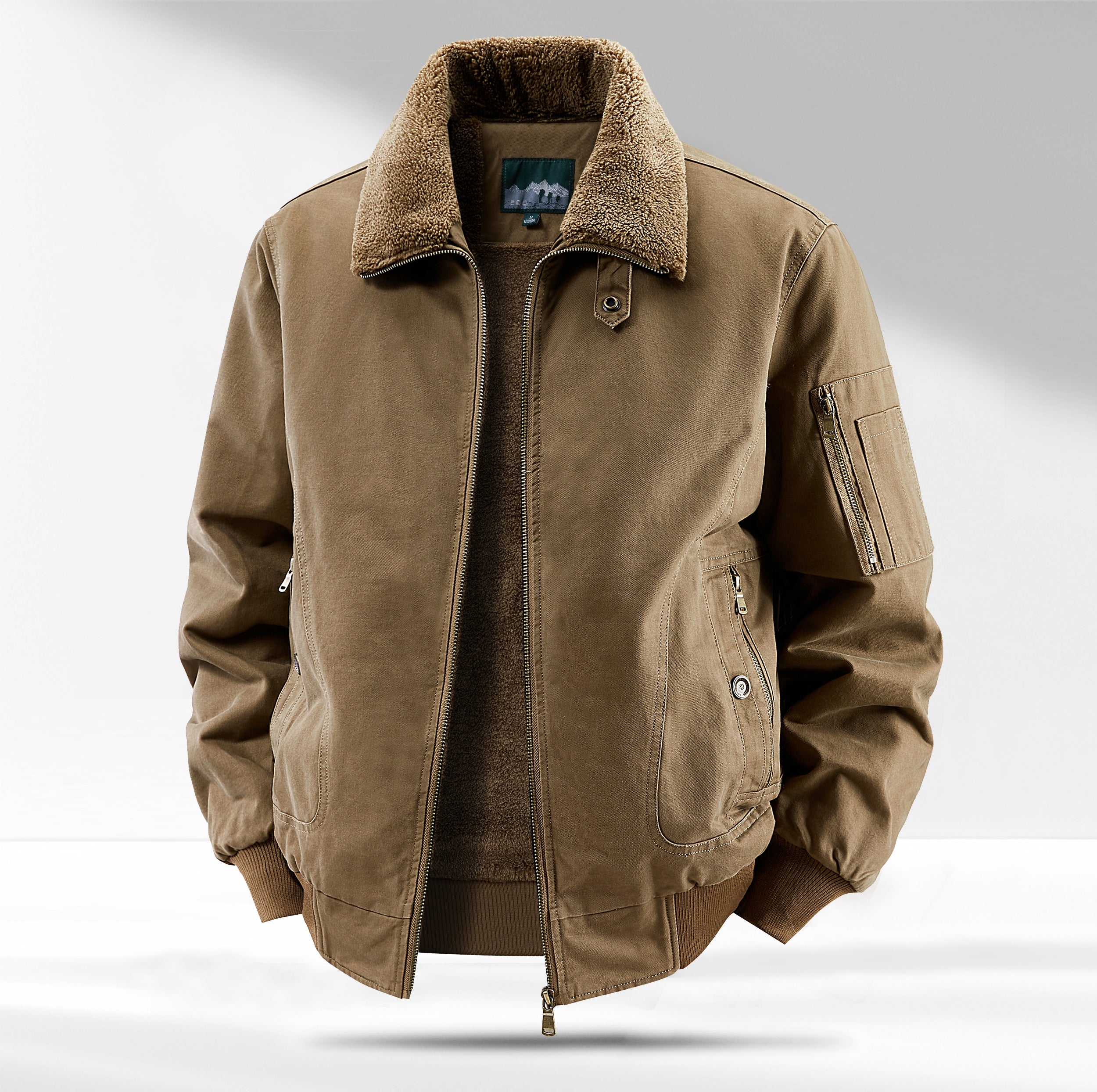 Jeep Fleece-lined cotton jacket 02