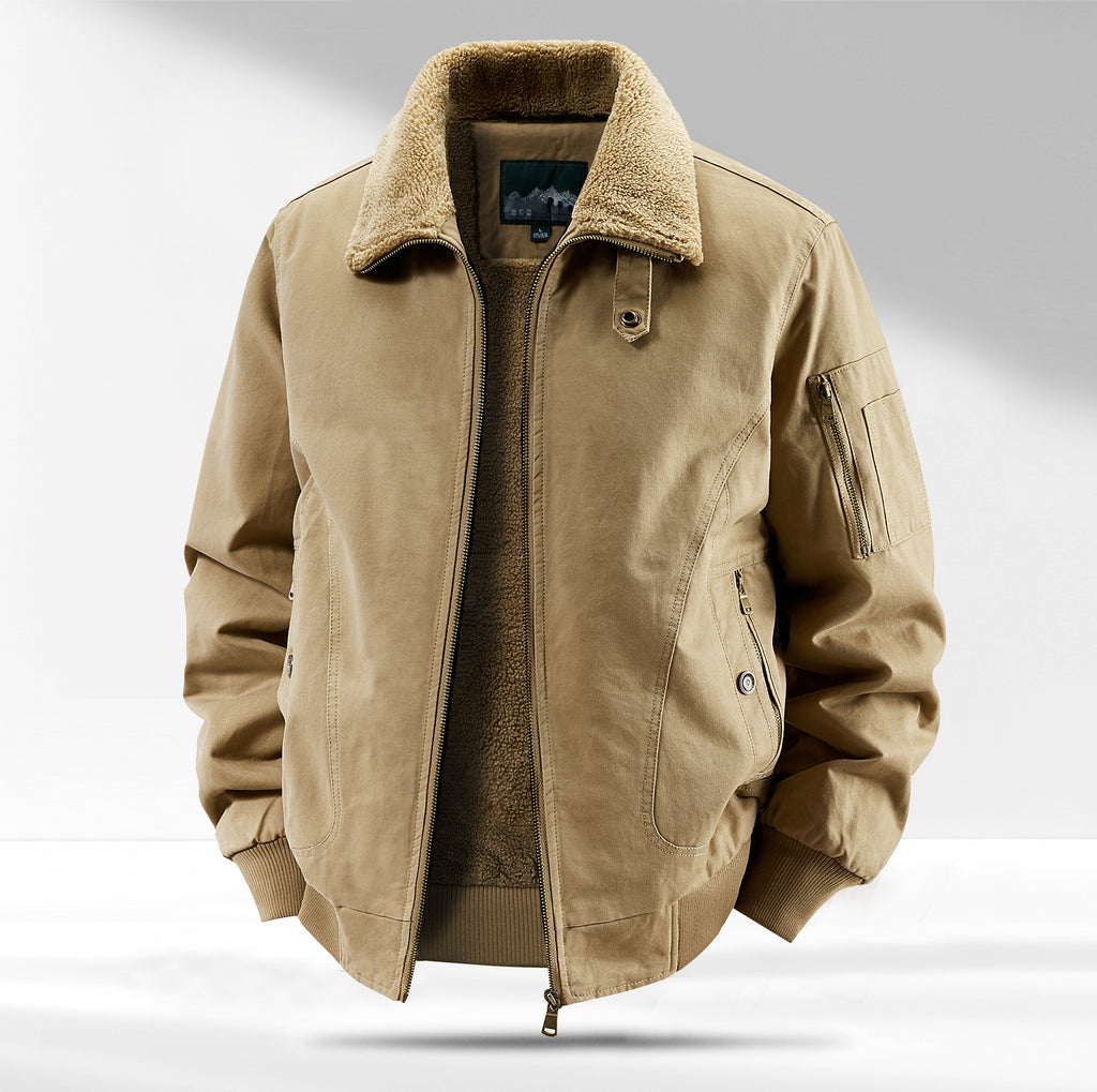 Jeep Fleece-lined cotton jacket 02