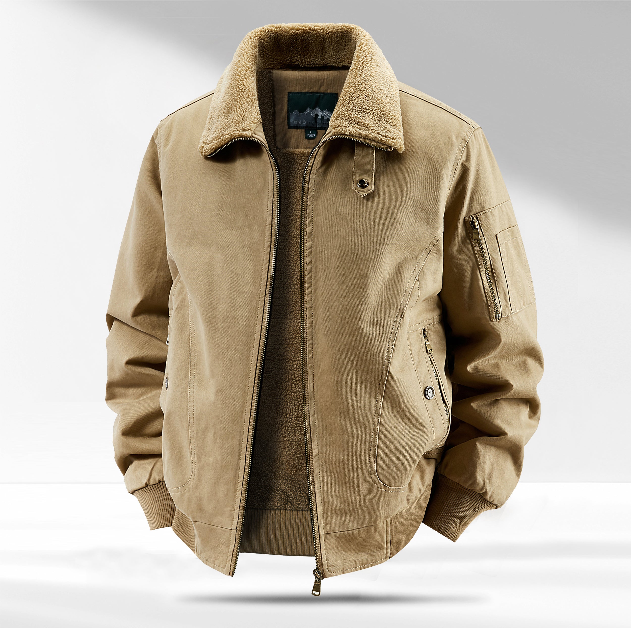 Jeep Fleece-lined cotton jacket 02