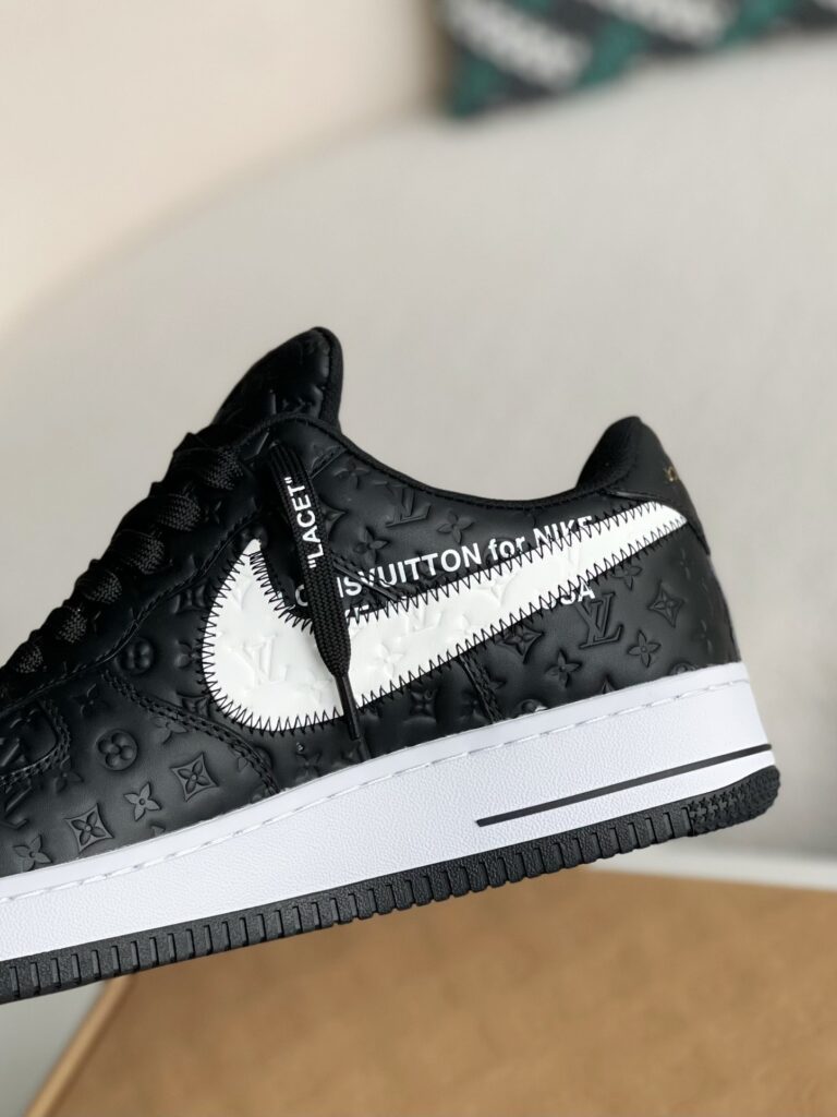 Louis Vuitton x Nike Air Force 1 Friends and Family Black