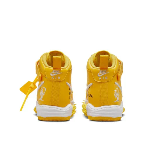 Nike Air Force 1 Mid  X Off-White SP Leather 'Varsity Maize'