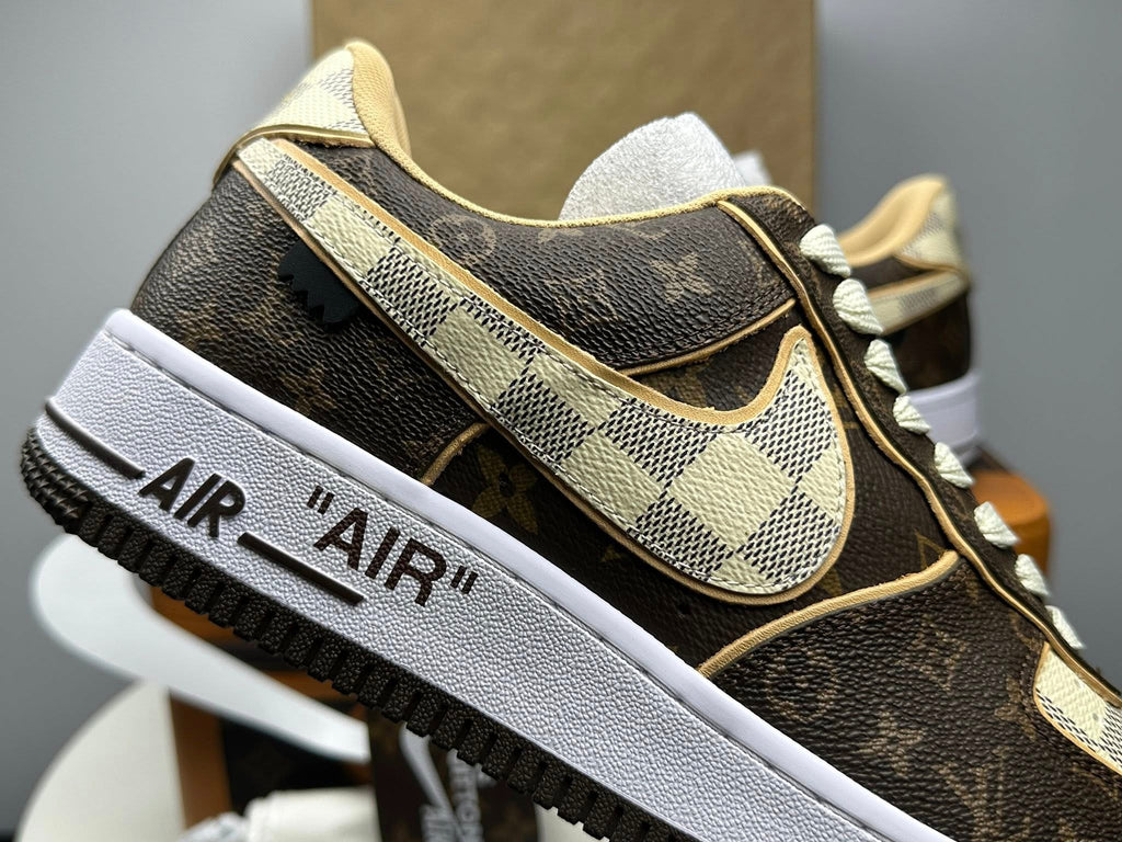 Louis Vuitton x Nike Air Force 1 Low 'Monogram Brown Damier Azur'