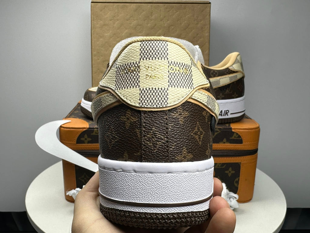 Louis Vuitton x Nike Air Force 1 Low 'Monogram Brown Damier Azur'