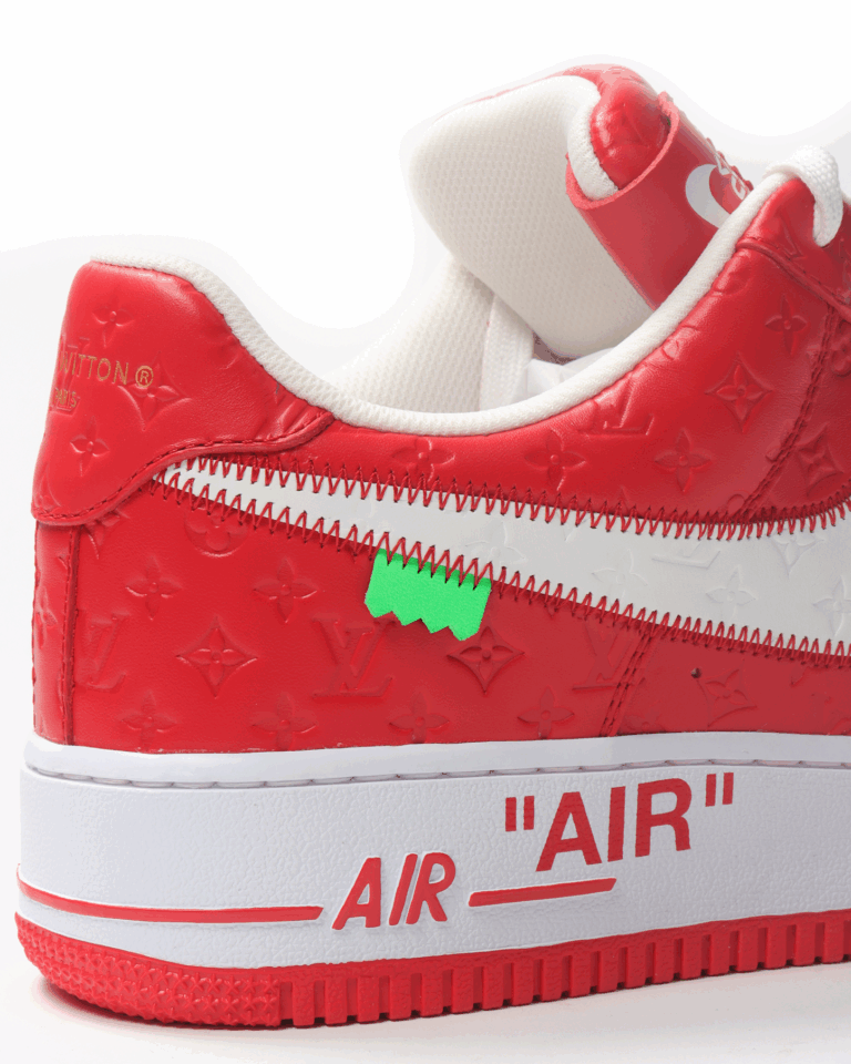 Louis Vuitton x Nike Air Force 1 Low 'By Virgil Abloh Red'