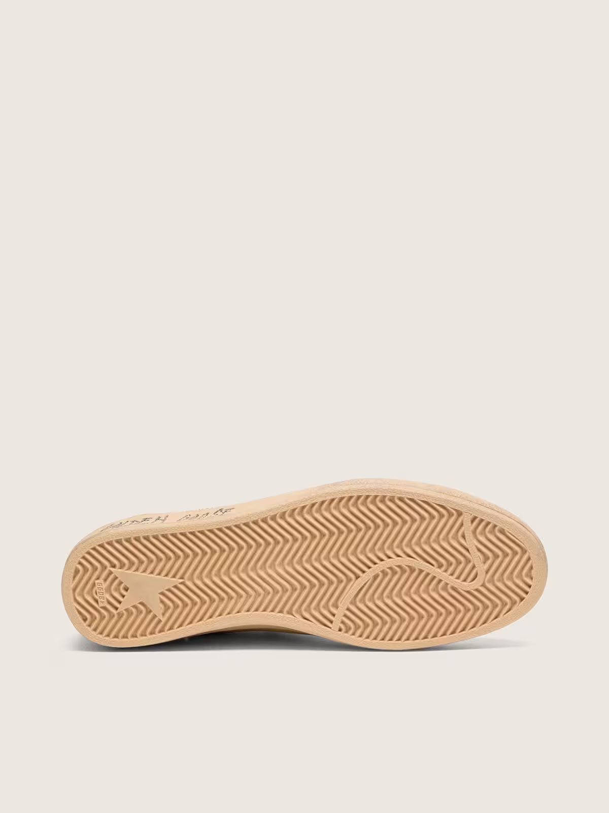Golden Goose Ball Star in yellow suede with silver star and yellow mesh inserts
