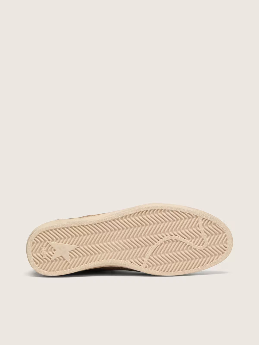 Golden Goose Ball Star in brown suede with white leather star