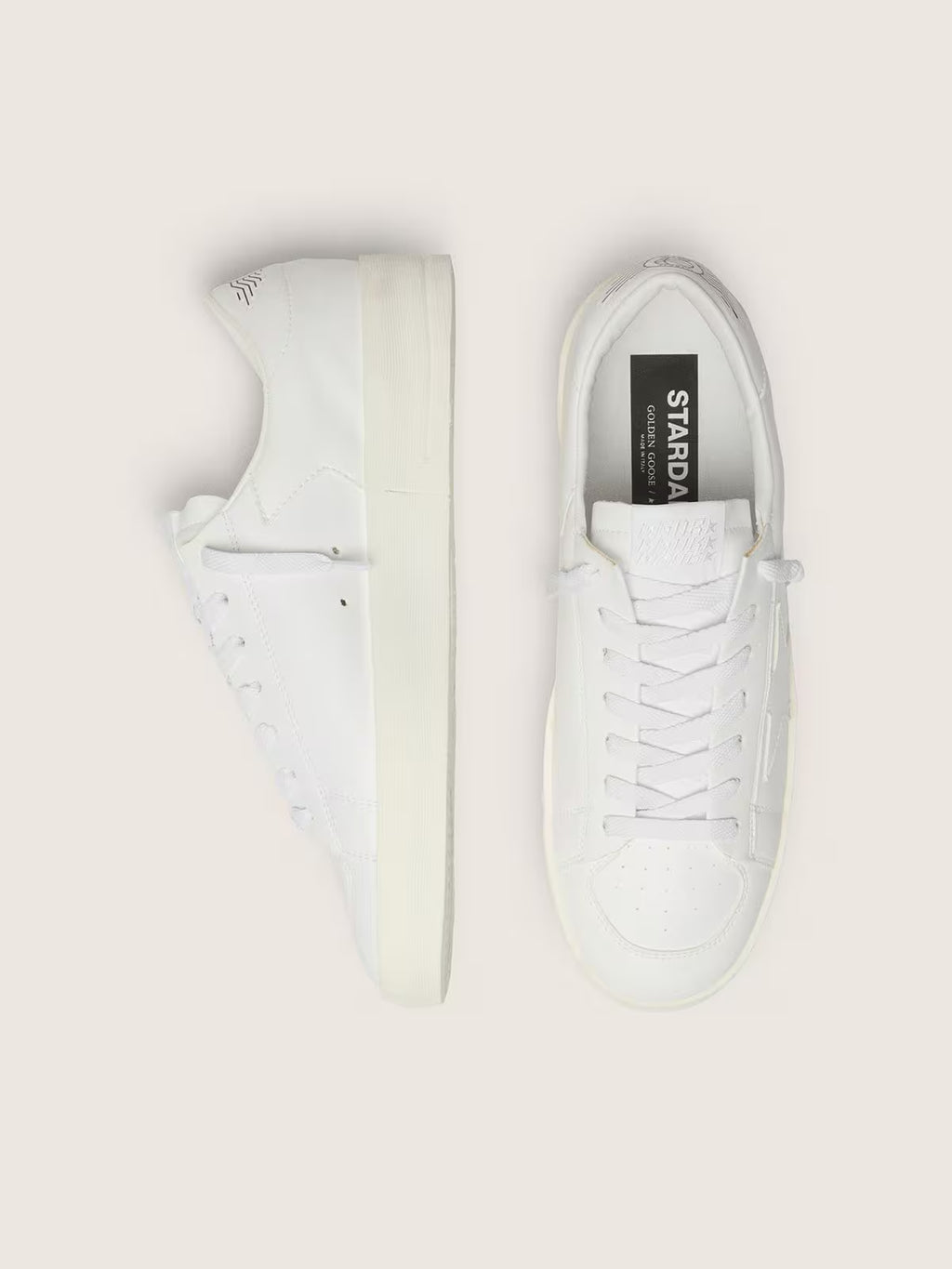 Golden Goose Stardan in white leather