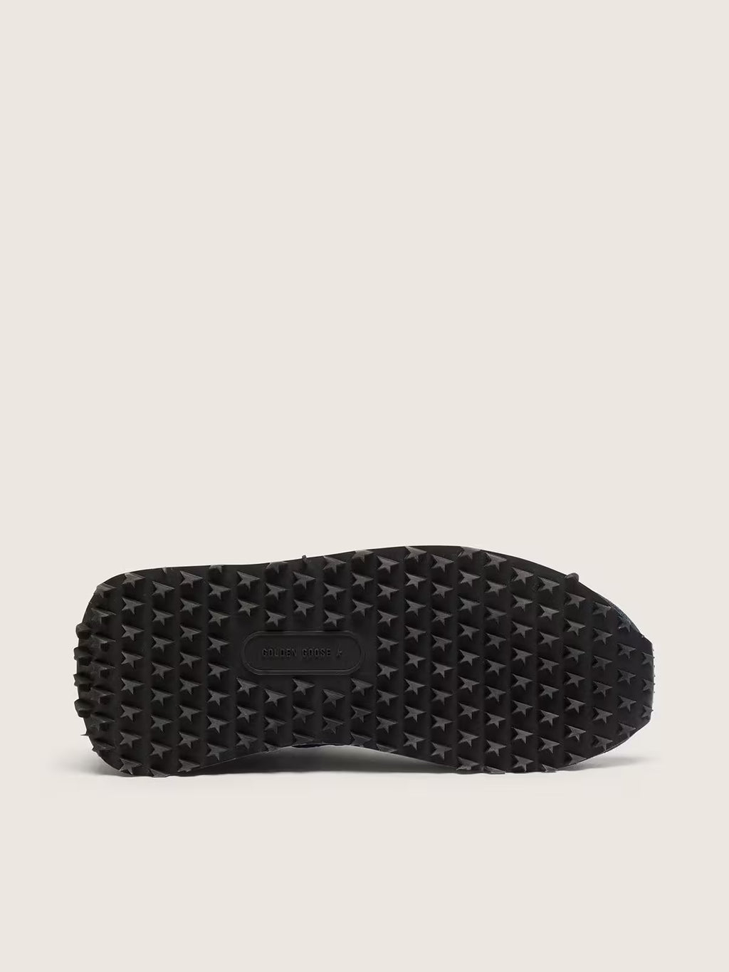 Golden Goose Marathon with blue nylon upper and white star