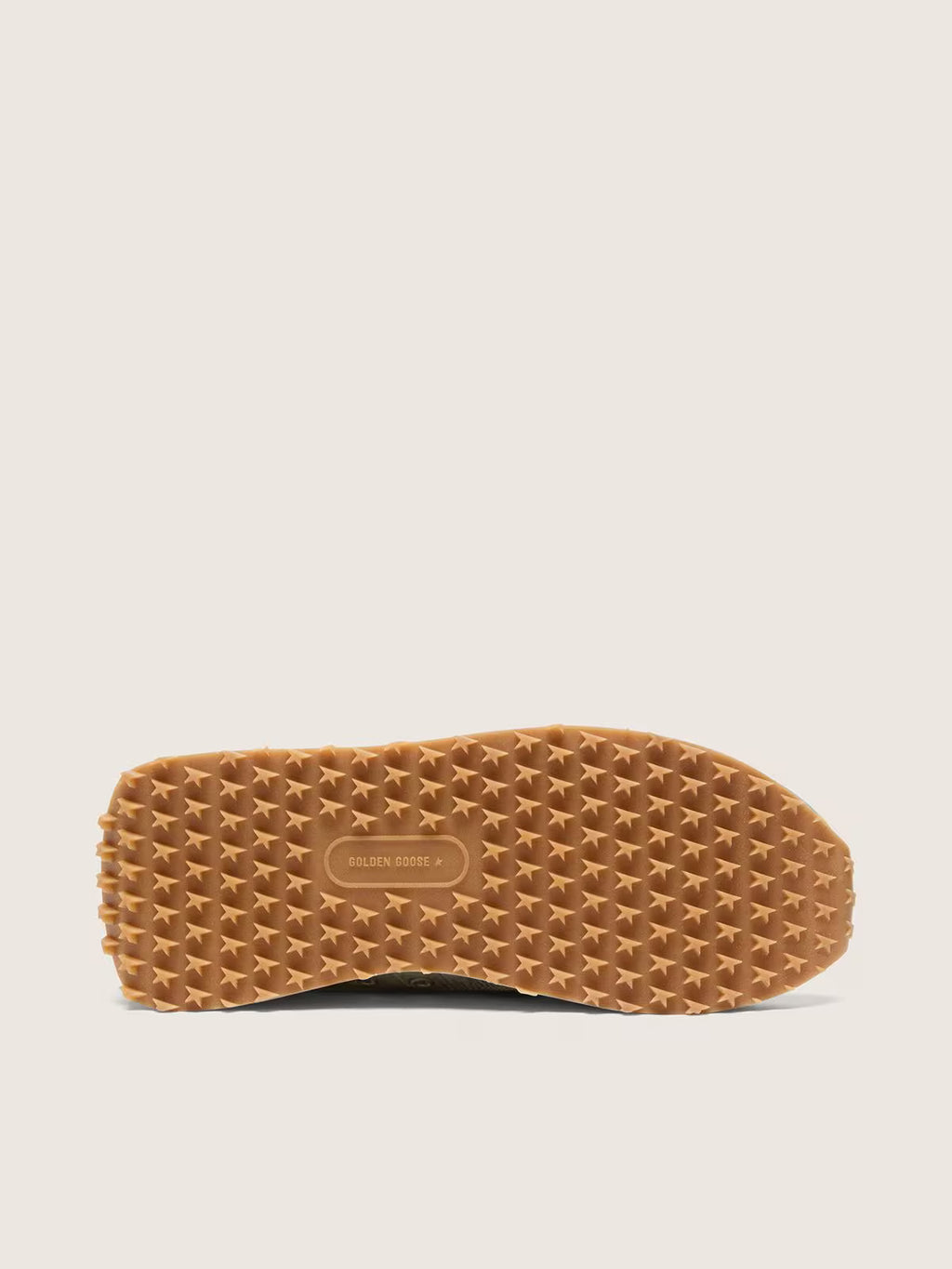 Golden Goose Marathon in sage-green nylon with white star
