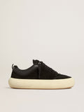 Golden Goose Space-Star Cube in black suede with perforated star