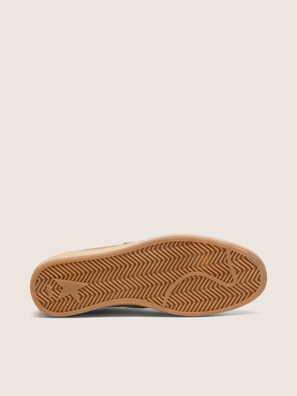 Golden Goose Ball Star LTD in tobacco suede with silver star
