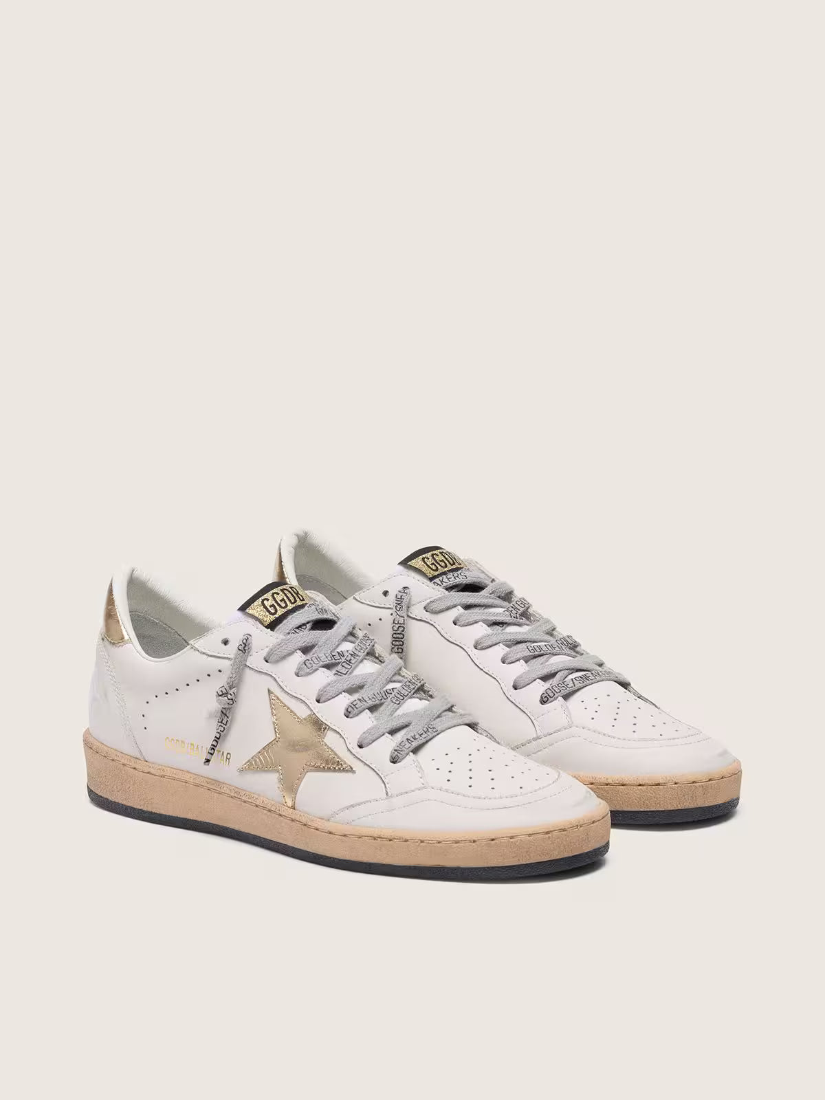 Golden Goose Ball Star with gold star and heel tab