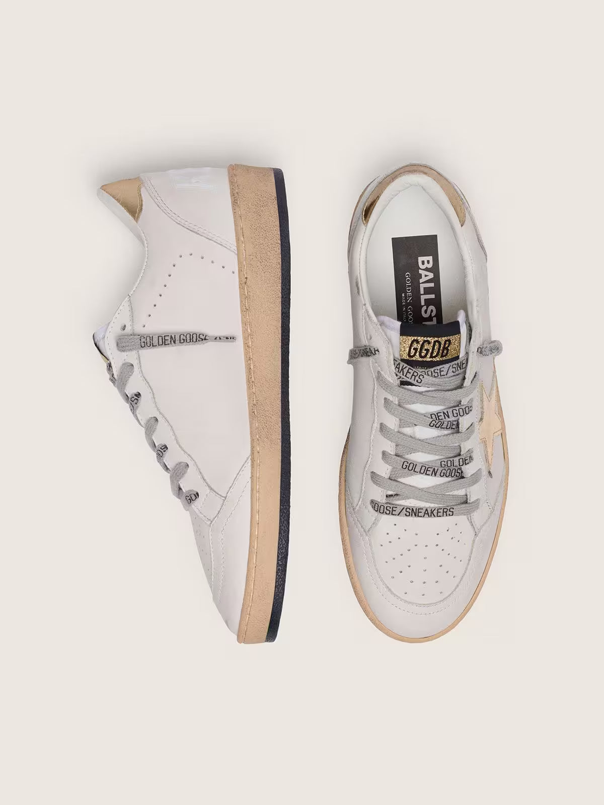 Golden Goose Ball Star with gold star and heel tab