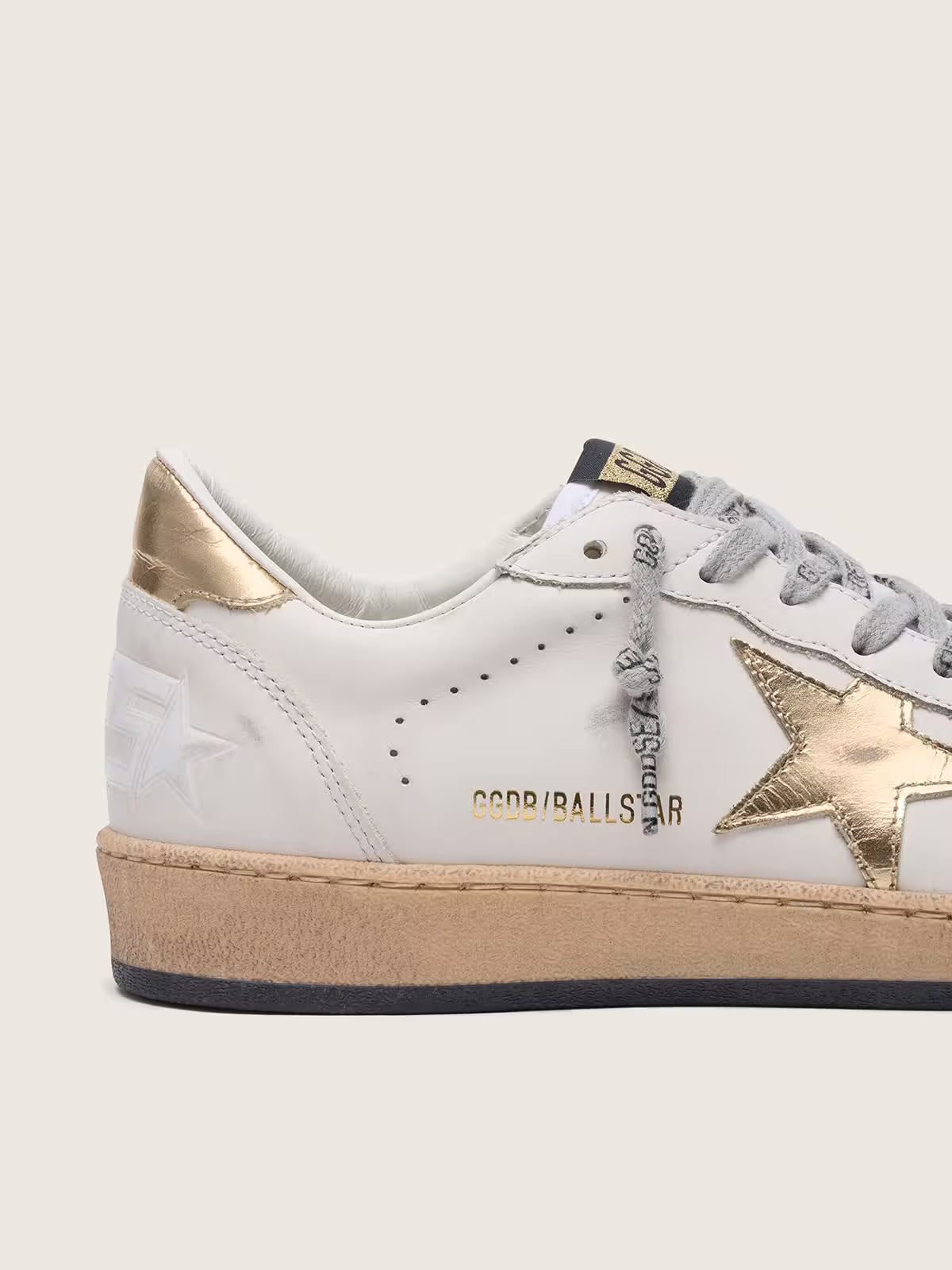 Golden Goose Ball Star with gold star and heel tab