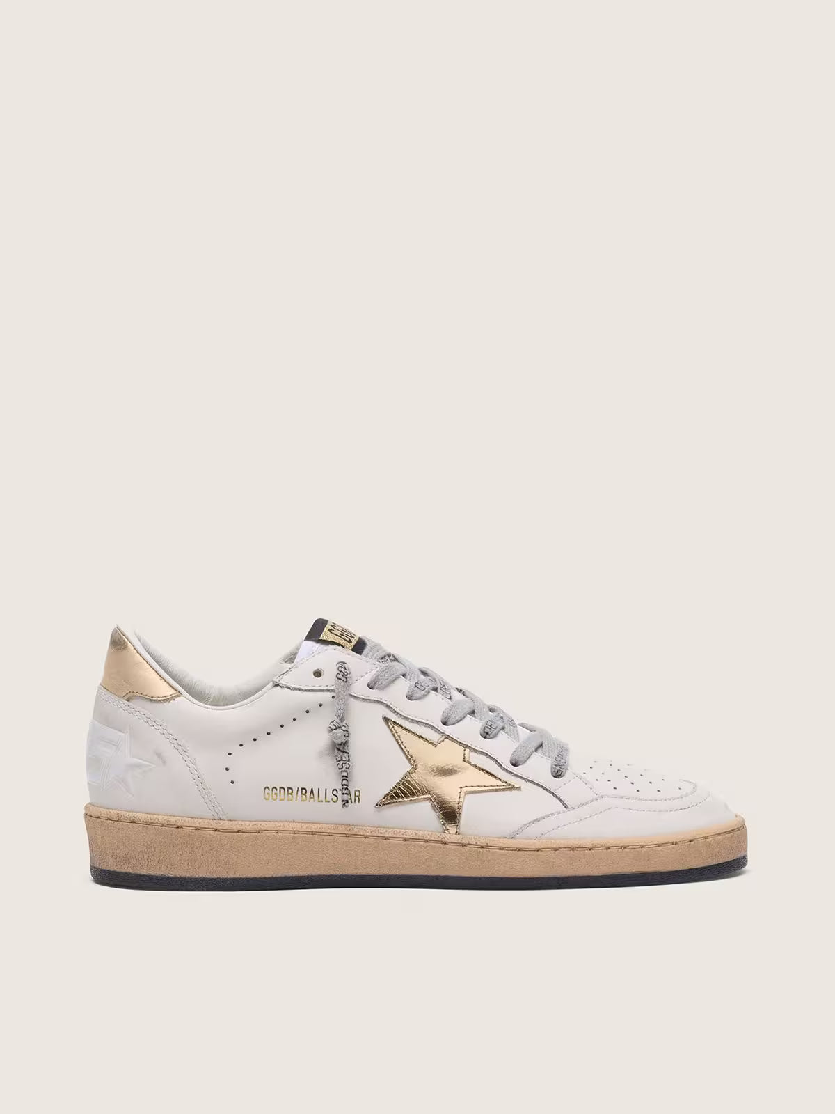 Golden Goose Ball Star with gold star and heel tab