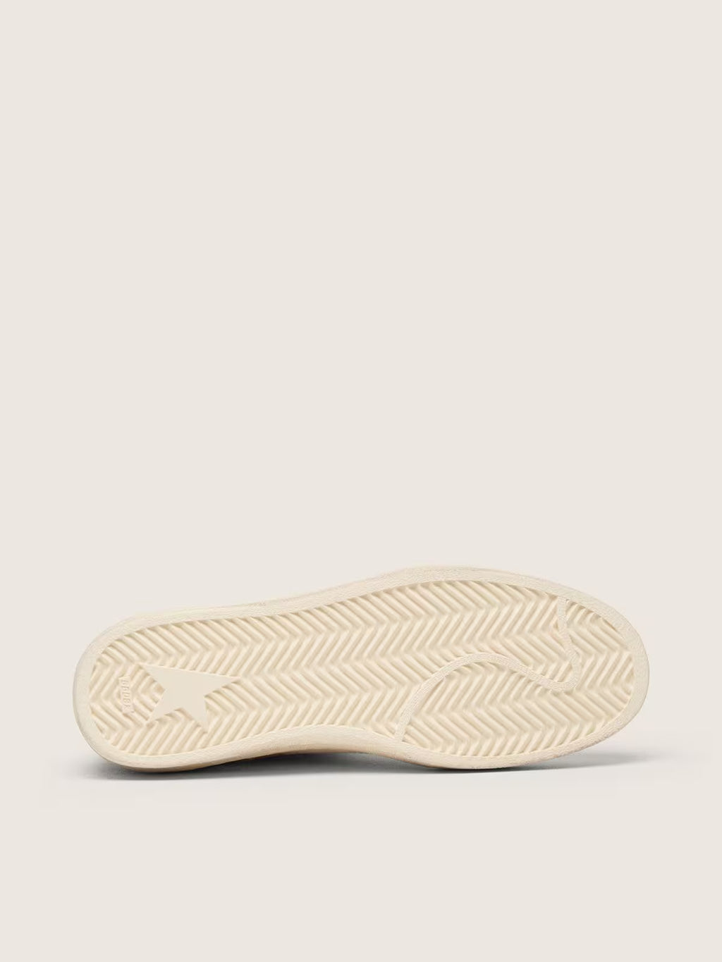 Golden Goose Ball Star LTD in gray suede with blue star and cream-colored crochet inserts