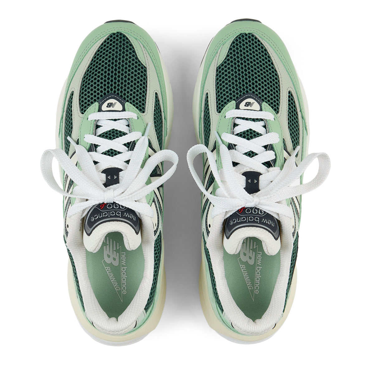 990V6 MADE IN USA "AVOCADO / NATURAL MINT"