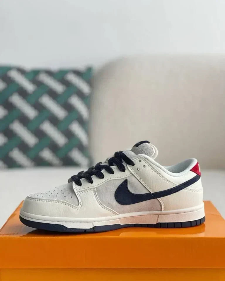 Louis Vuitton x Nike Air Jordan 1 Low 'Deep Blue' (Dunk Low Custom)