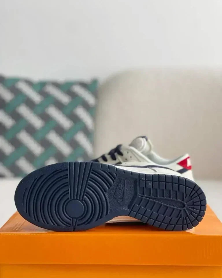 Louis Vuitton x Nike Air Jordan 1 Low 'Deep Blue' (Dunk Low Custom)