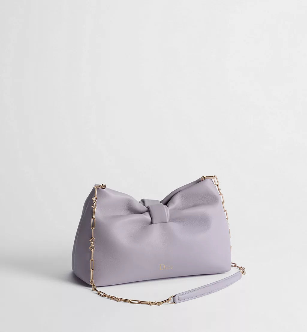 Small Dior Bow Bag Lilas Lambskin