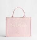 Medium Dior Book Tote with Strap Rose Tendre No Dior No Dietrich Embroidery