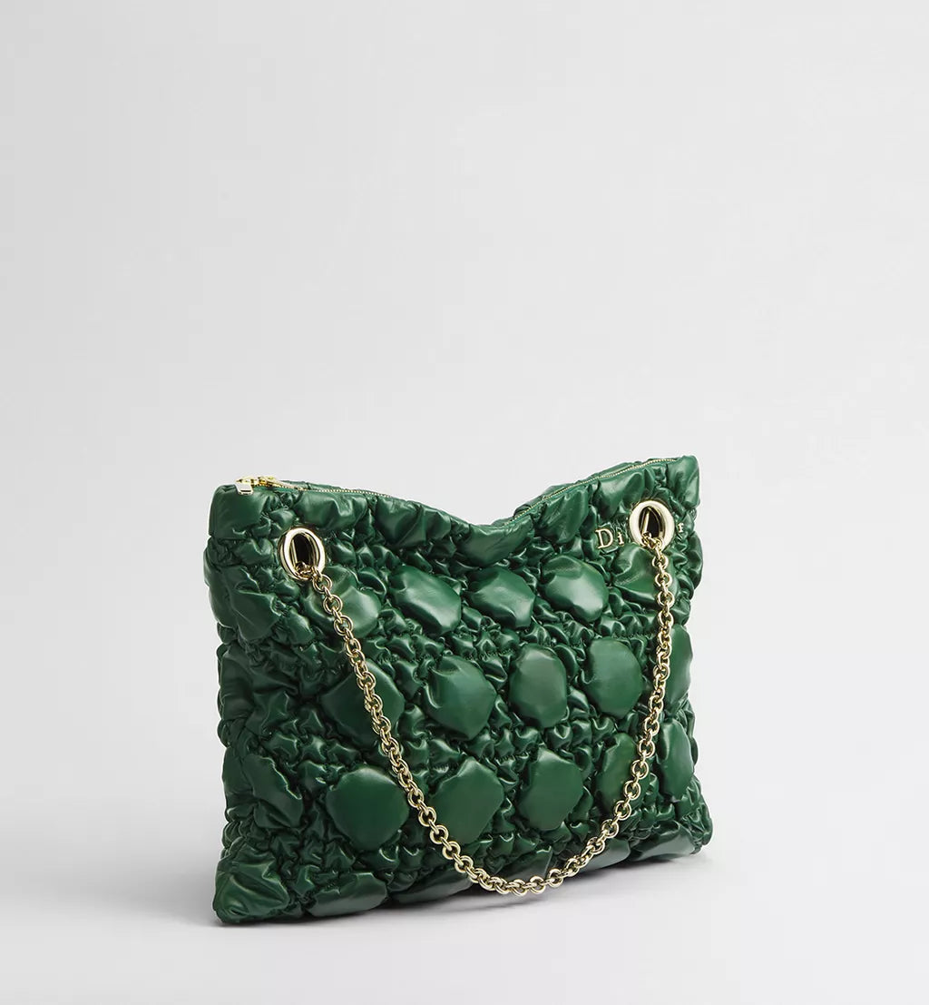 Medium Dior Milly-La-Forêt Bag Forest Bloom Puffy Macrocannage Calfskin
