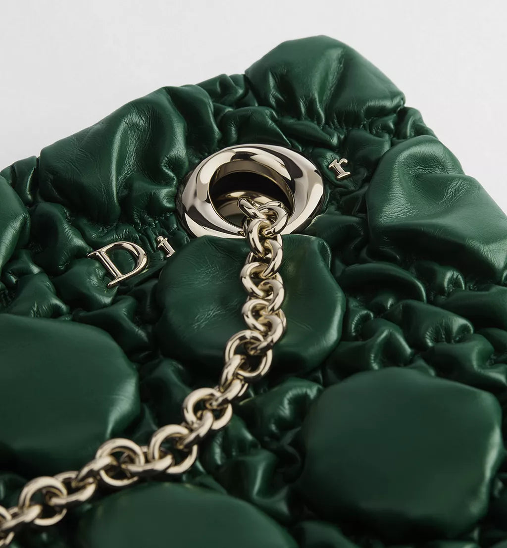Medium Dior Milly-La-Forêt Bag Forest Bloom Puffy Macrocannage Calfskin