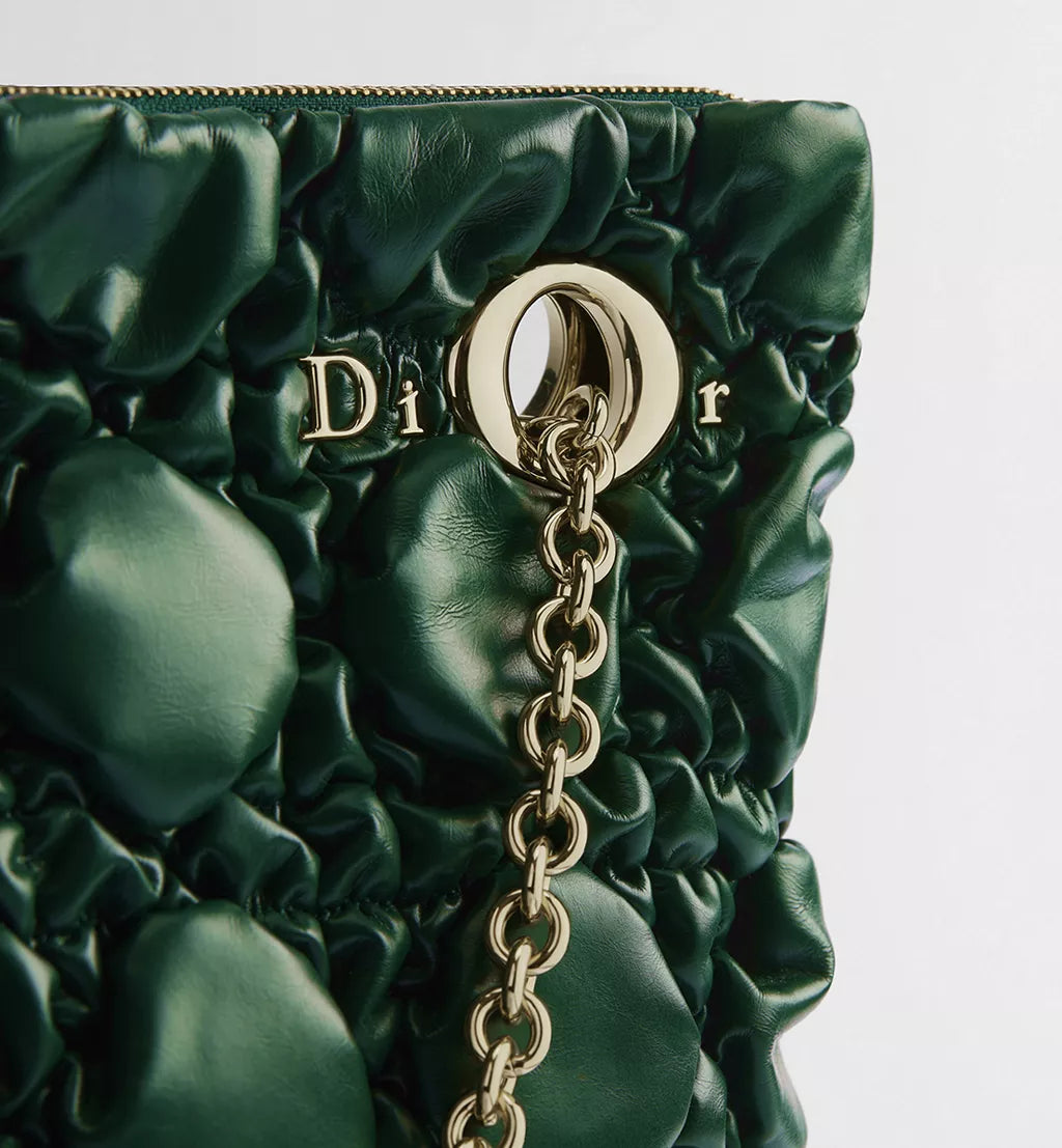 Medium Dior Milly-La-Forêt Bag Forest Bloom Puffy Macrocannage Calfskin