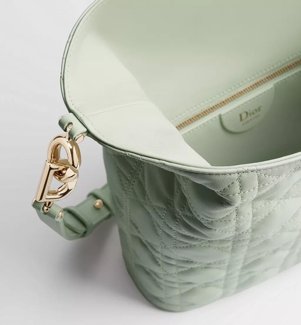 Dior Small Dior Toujours Hobo Bag Soupir Green Cannage Lambskin