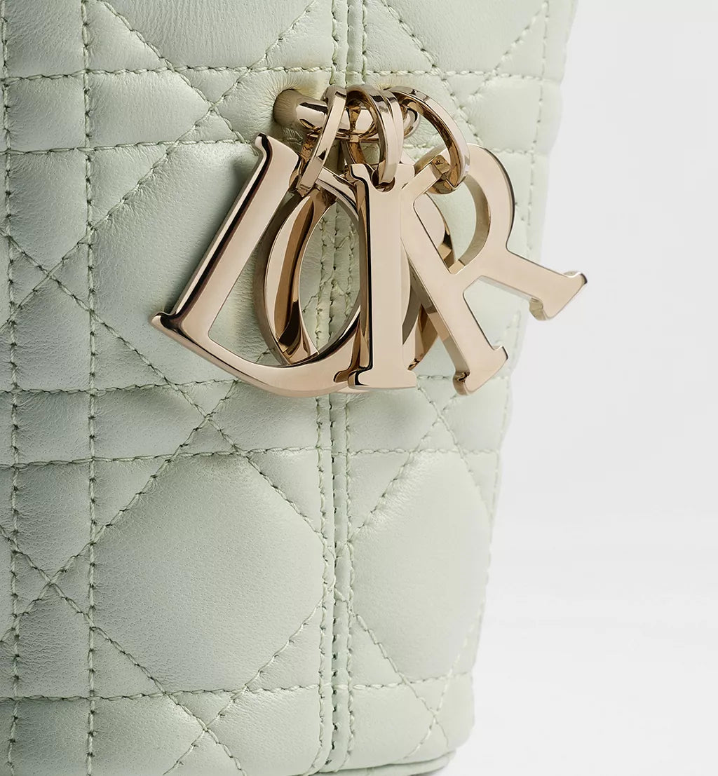 Dior Small Dior Toujours Hobo Bag Soupir Green Cannage Lambskin