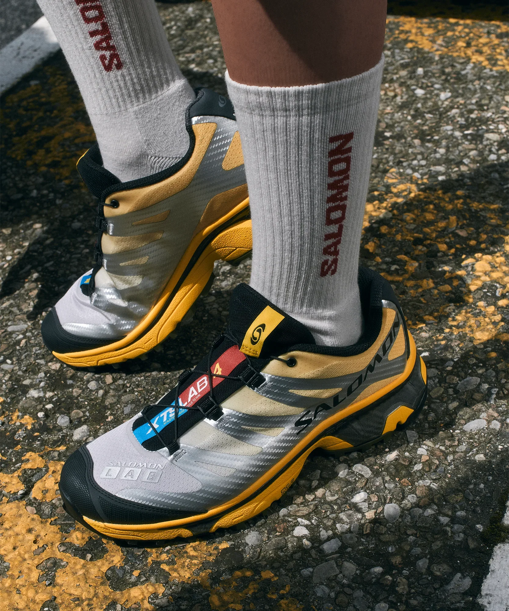 Salomon XT-4 OG Ftw Silver / Black / Lemon