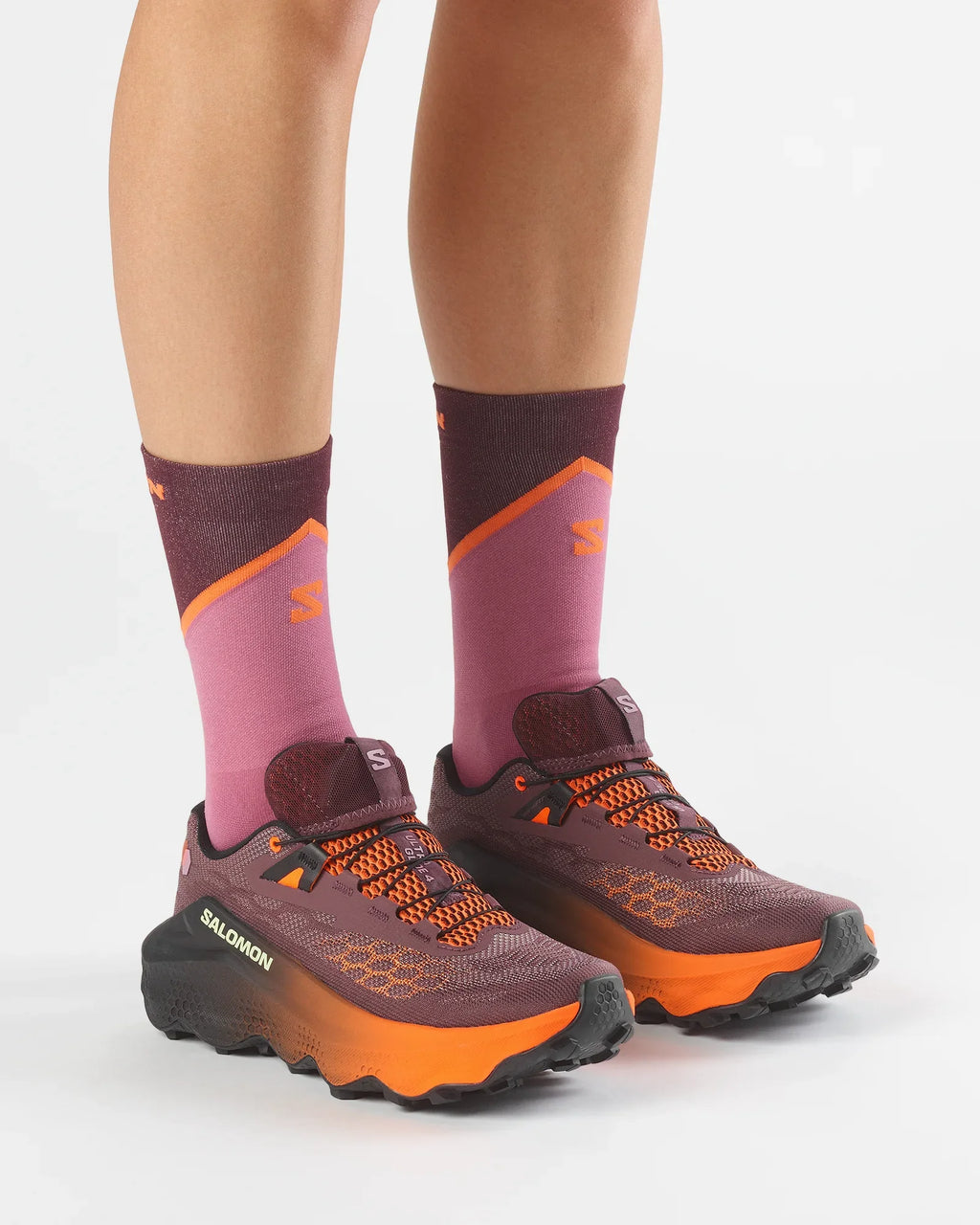 Salomon ULTRA GLIDE 4 Huckleberry / Black / Red Orange