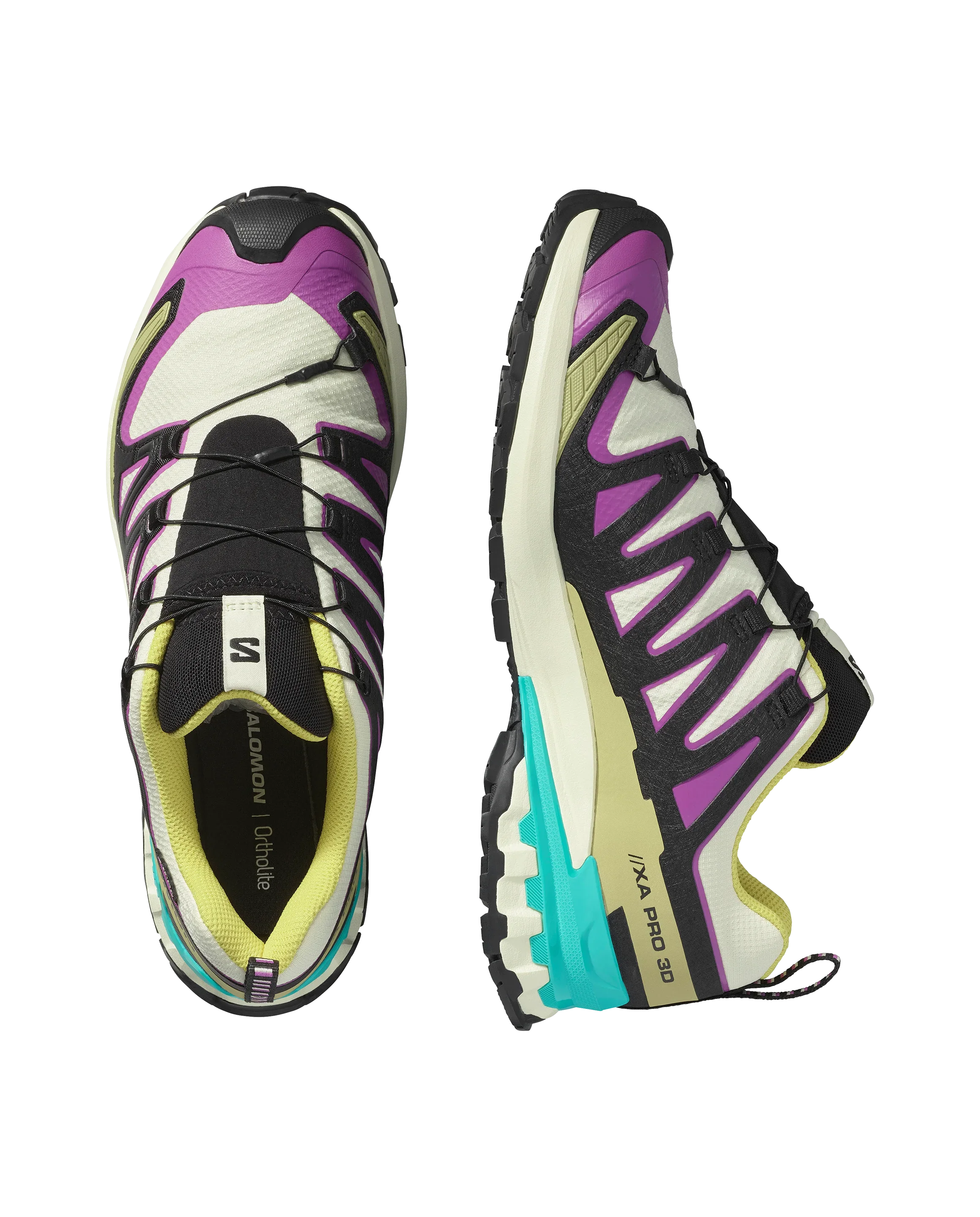Salomon XA PRO 3D V9 GORE-TEX Transparent Yellow / Black / Waterfall