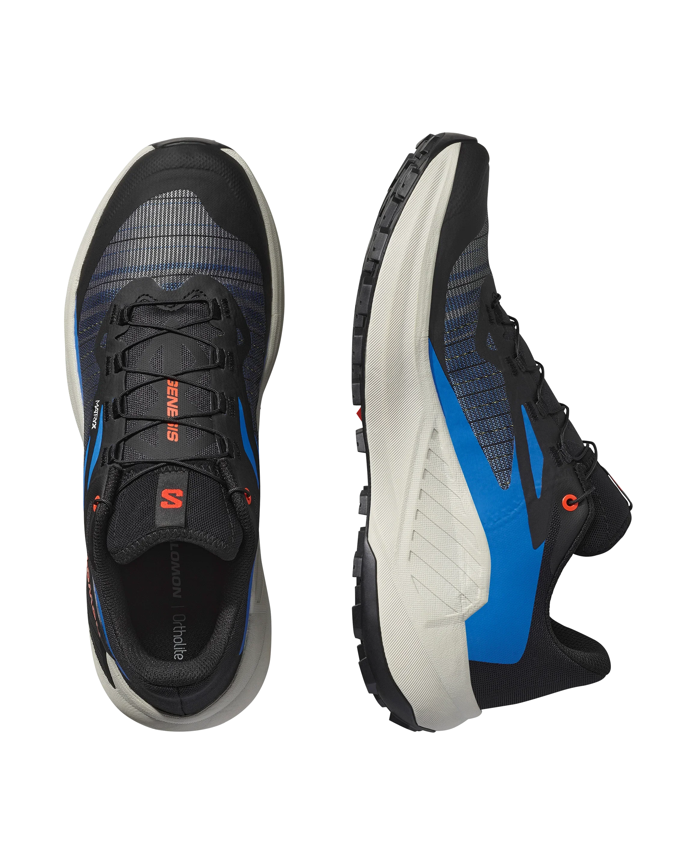 Salomon GENESIS Black / French Blue / Cherry Tomato