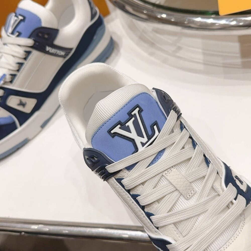 Louis Vuitton LV Trainer 'Blue Beige'