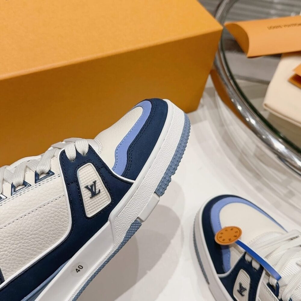 Louis Vuitton LV Trainer 'Blue Beige'