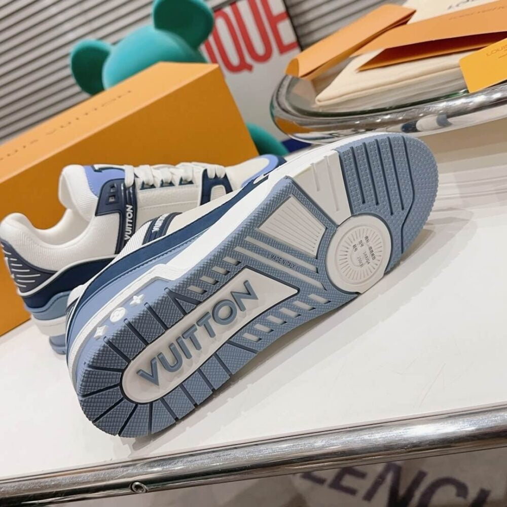 Louis Vuitton LV Trainer 'Blue Beige'