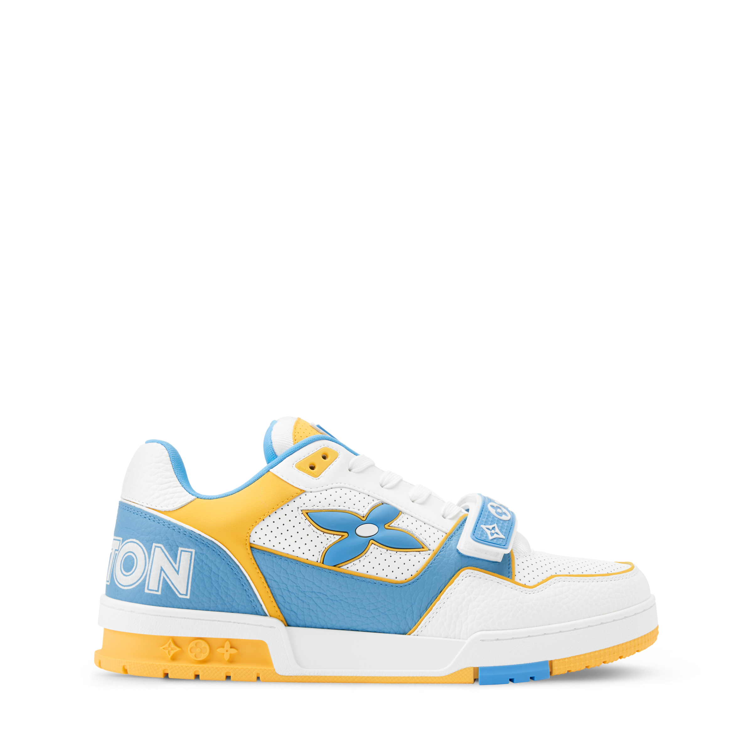 Louis Vuitton LV Trainer Blue Velcro Strap Sneaker