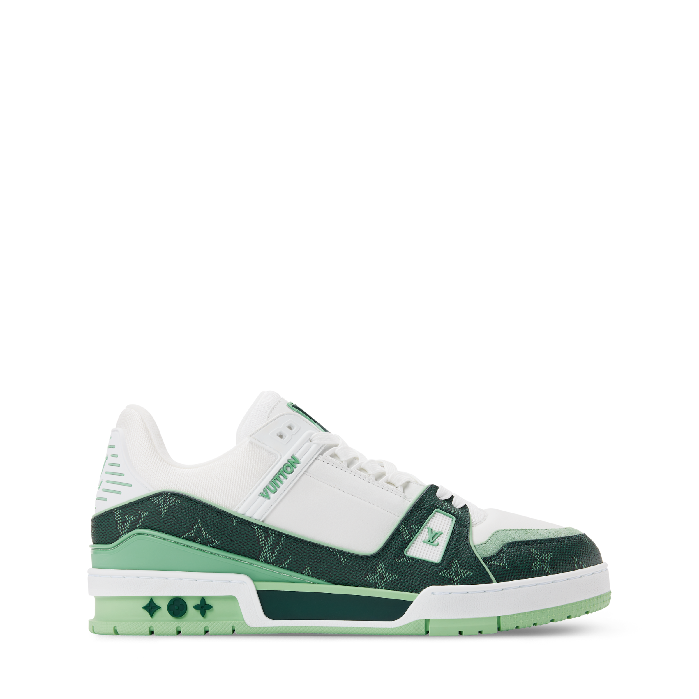 Louis Vuitton LV Trainer Sneaker ‘Denim Monogram green ’