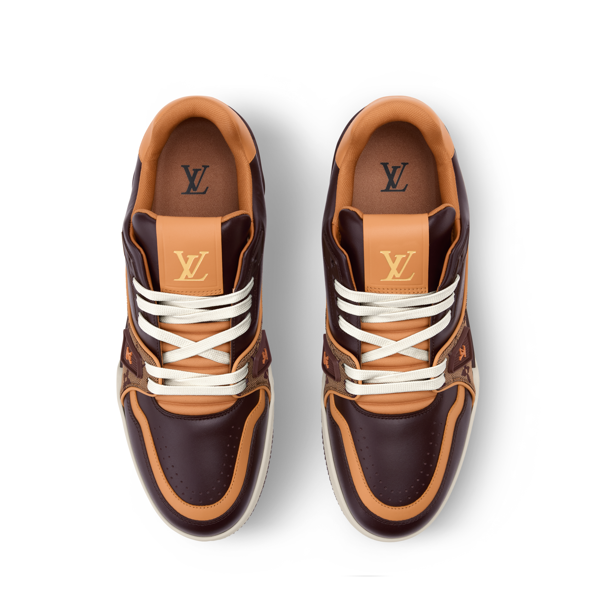 Louis Vuitton LV Trainer Brown Monogram Leather Sneaker
