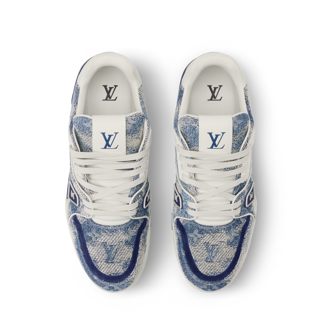 Louis Vuitton LV Trainer Blue #54 Limited