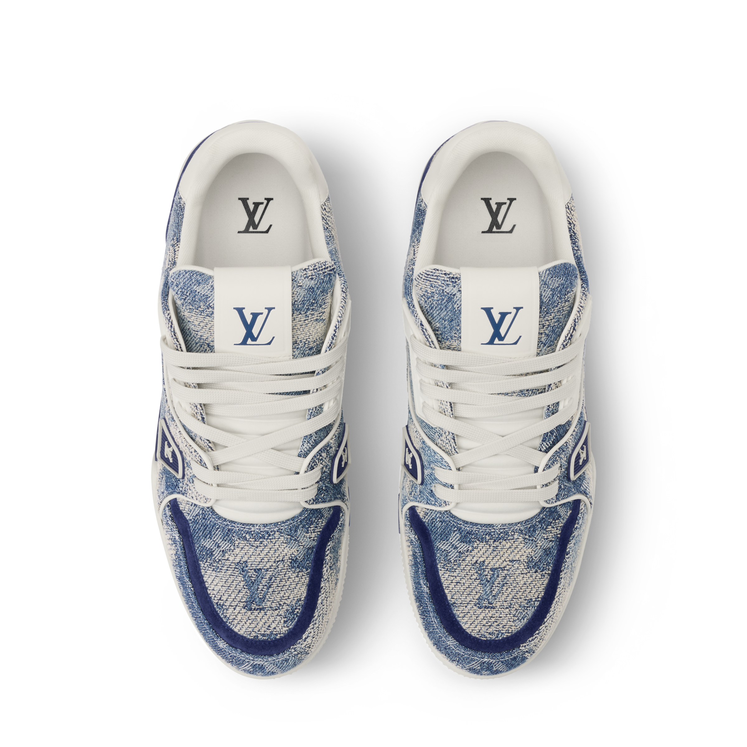 Louis Vuitton LV Trainer Blue #54 Limited
