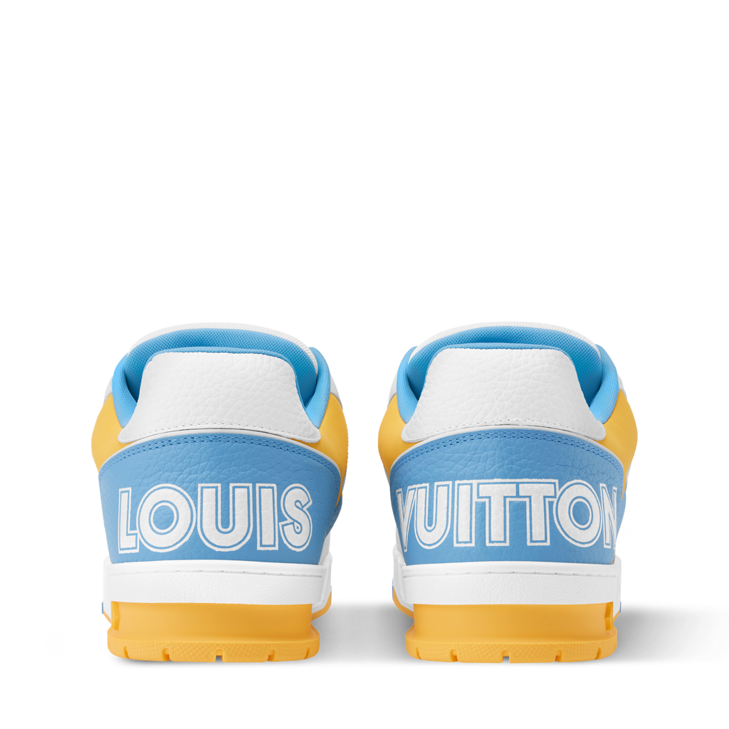 Louis Vuitton LV Trainer Blue Velcro Strap Sneaker