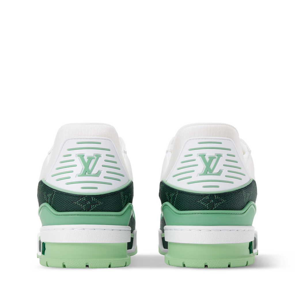 Louis Vuitton LV Trainer Sneaker ‘Denim Monogram green ’