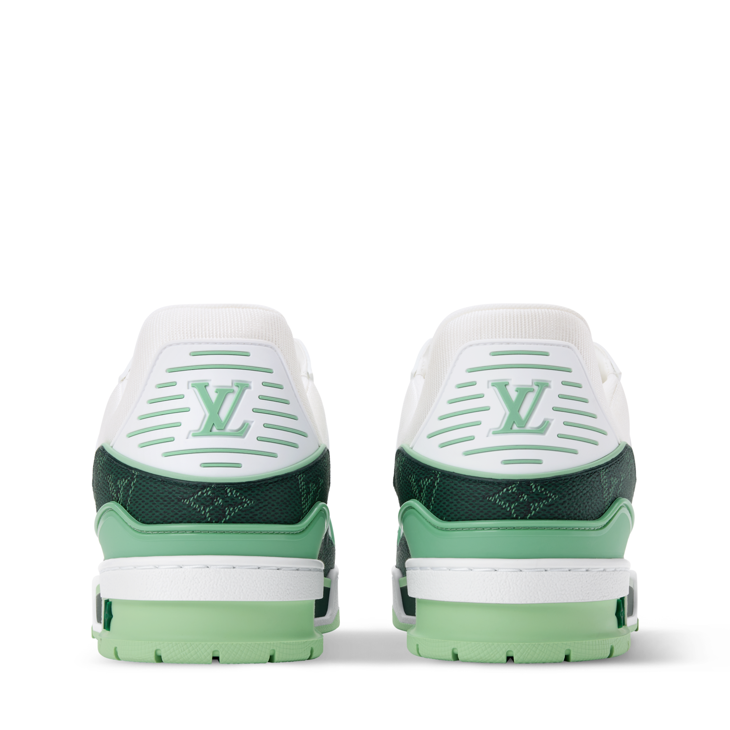 Louis Vuitton LV Trainer Sneaker ‘Denim Monogram green ’
