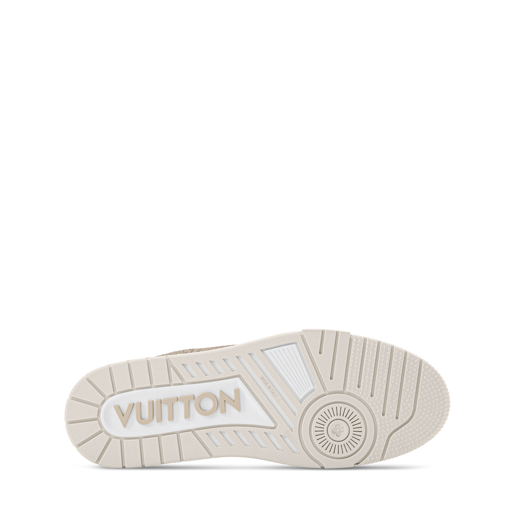 Louis Vuitton LV Trainer Beige Monogram Leather Sneaker