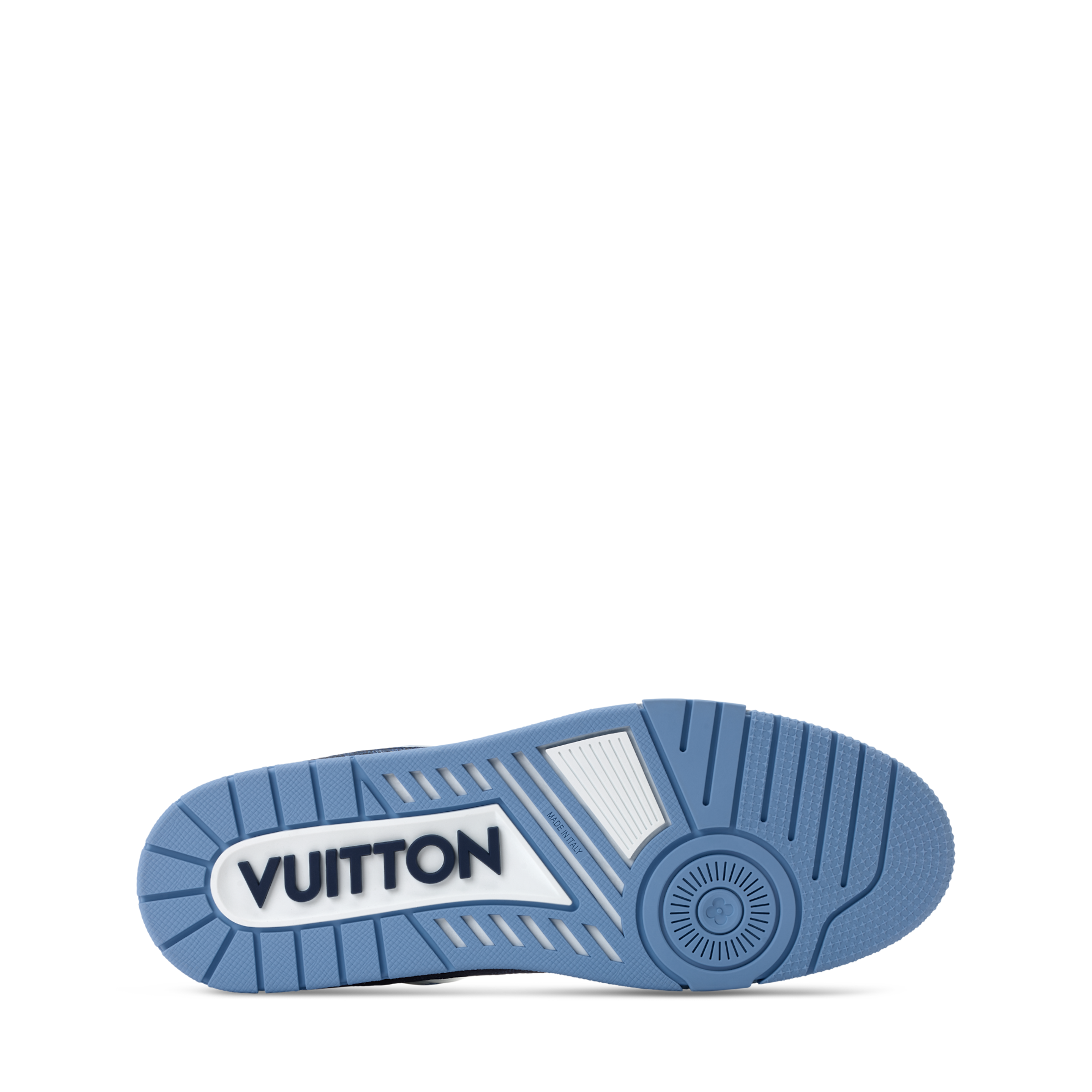 Louis Vuitton LV Trainer Navy Blue Monogram Leather Sneaker