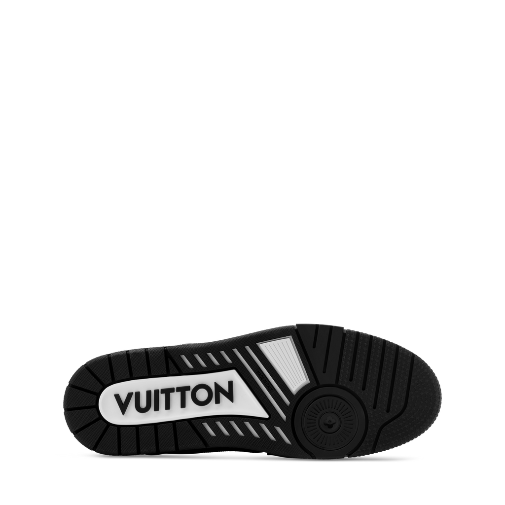 Louis Vuitton LV Trainer Black Monogram Leather Sneaker